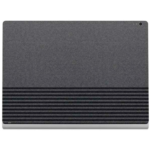 Black and Grey Stripes Surface Book 2 15in Skin